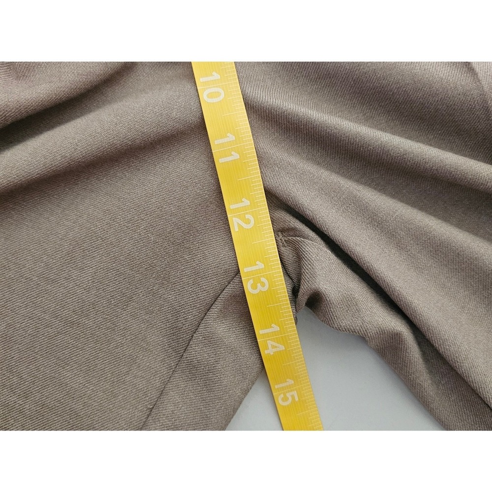 Madewell Womans 4 Harlow Wide-Leg Trousers Pants Tan Pleated Cinch Back Career ~ - Picture 6 of 9